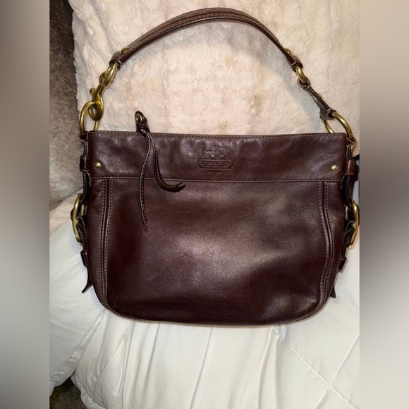 Coach Handbags - COACH BROWN HOBO SHOULDER BAG